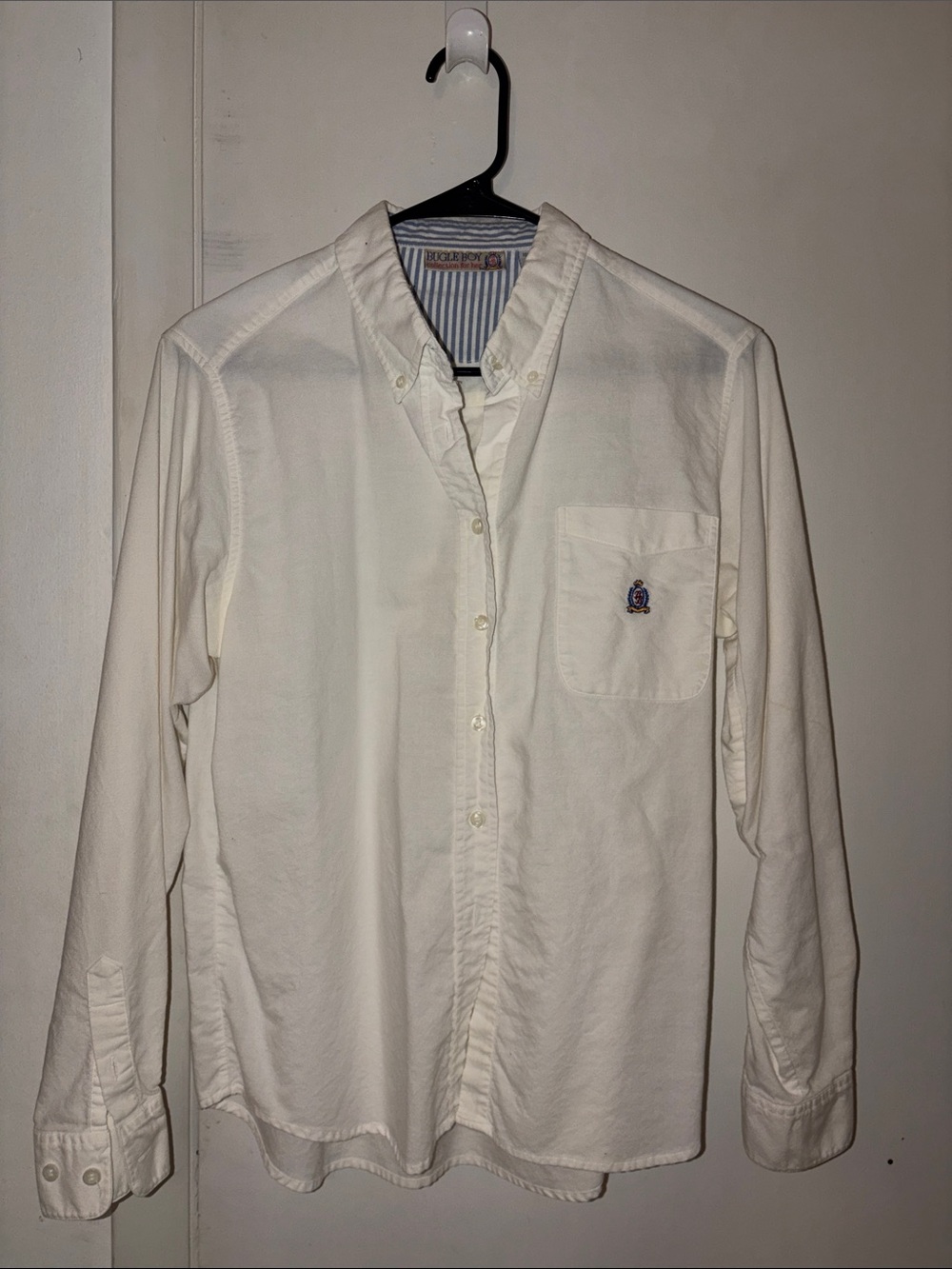 Vintage 90s Bugle Boy Collection for Her Yellow Button Down Shirt